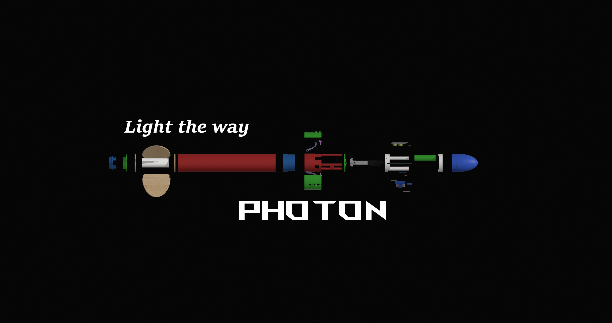 Photon exploded assembly view