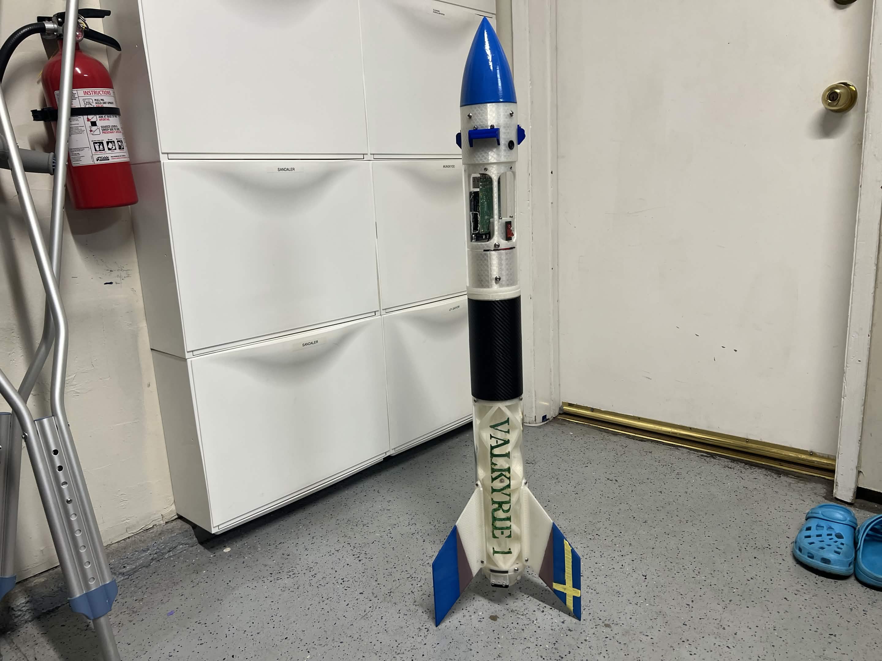 Valkyrie 1 assembled in the workshop